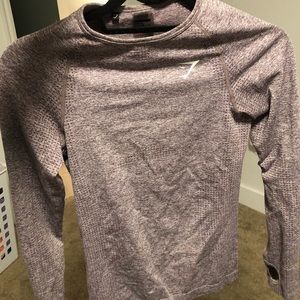 Gymshark marled long sleeve top